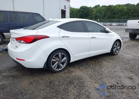 2014 Hyundai Elantra Limited from USA, damaged, VIN 5NPDH4AE3EH510221